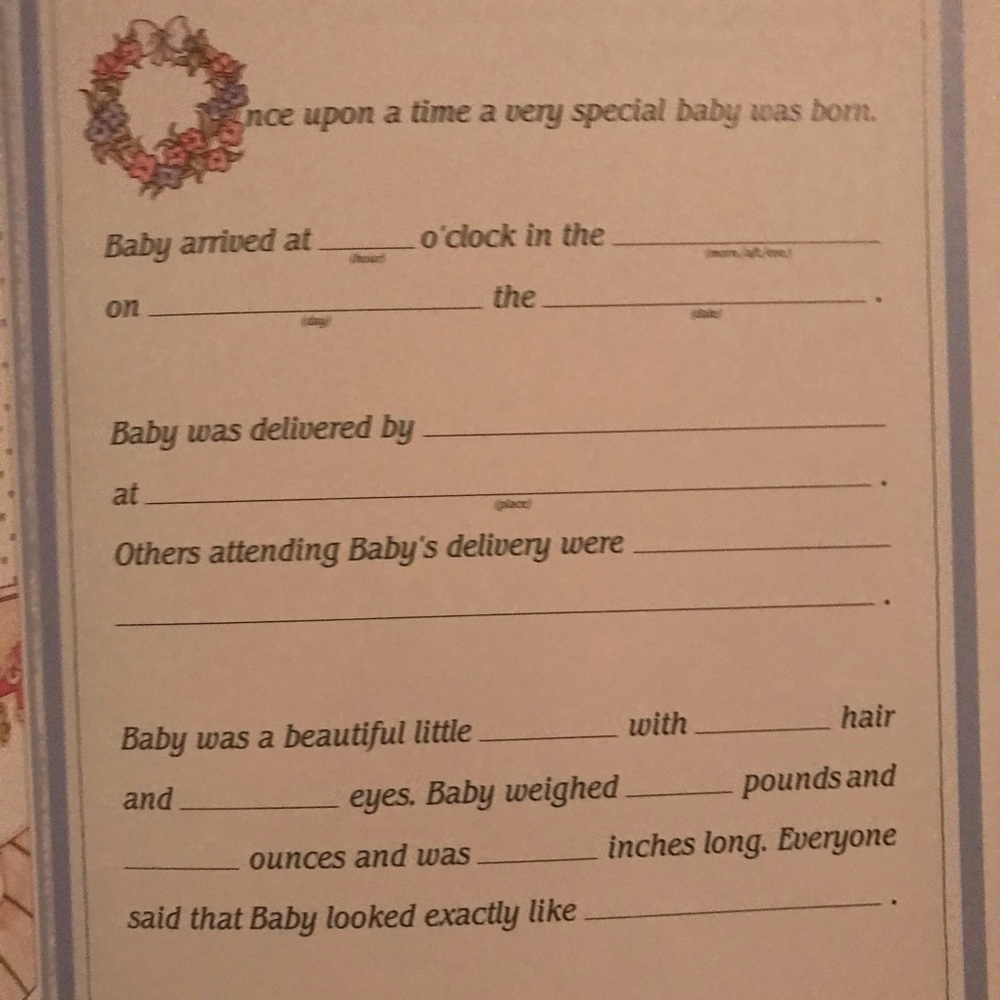 Baby Memory Book - Picture 3 of 3